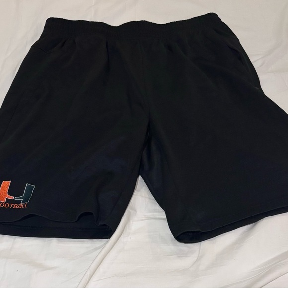 Black Miami Hurricanes Shorts - Picture 1 of 1